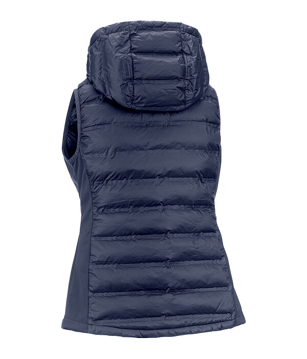 Gilet bi-mati�re � capuche  Josy