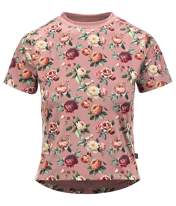 T-shirt technique cropped  Fleur