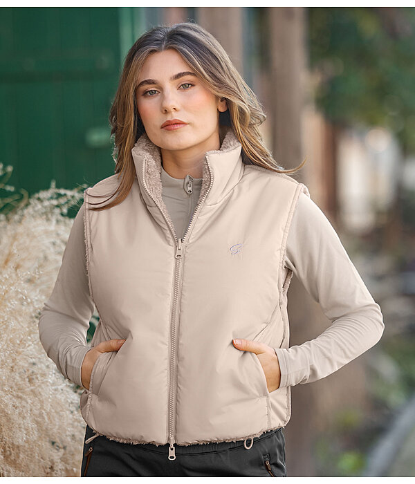 Gilet r�versible douillet  Kathrin