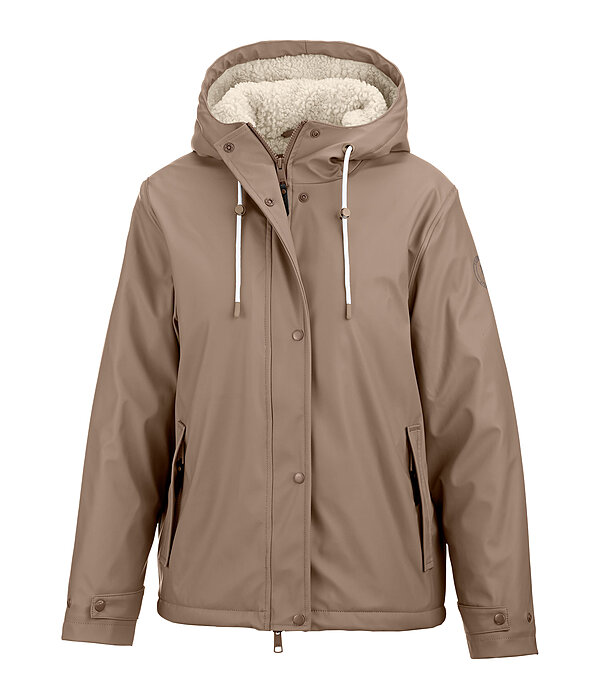 Veste de pluie � capuche avec polaire Teddy  Nella