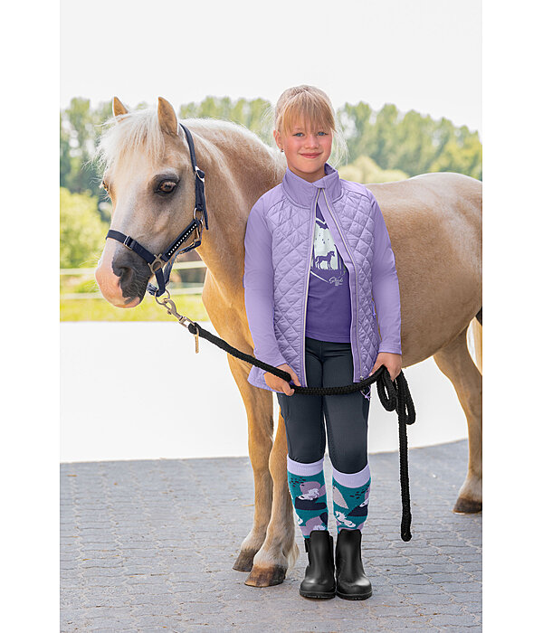 Veste matelasse bi-matire enfant  Malina