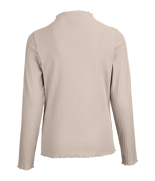 T-shirt � manches longues en maille c�tel�e pour enfant  Rita