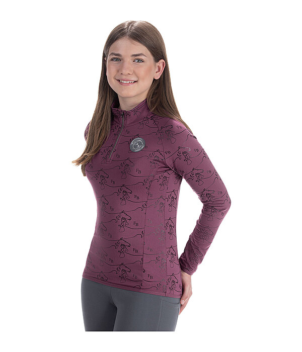 T-shirt technique � manches longues pour enfant  Marion