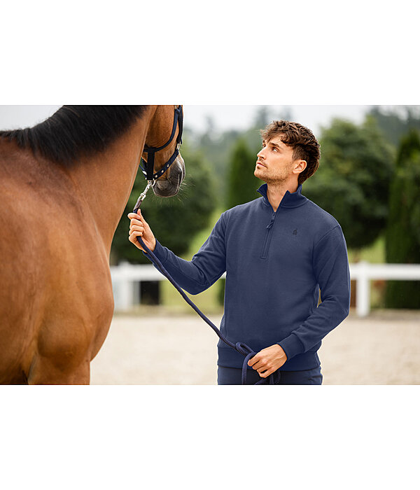 Sweat avec col zipp� homme  Portland