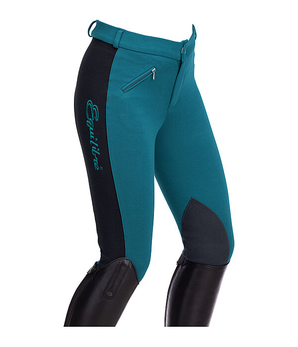 Pantalon d'équitation à basanes enfant  Cora