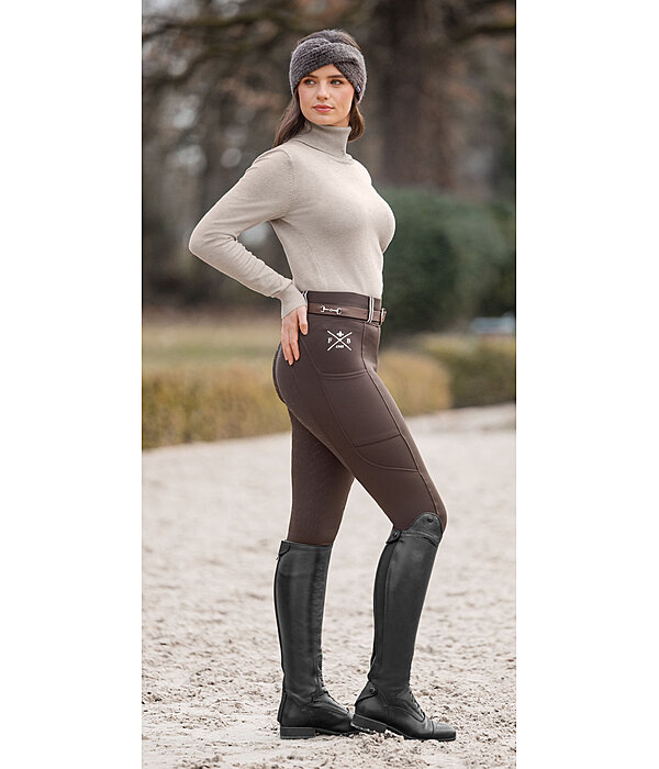 Legging d'�quitation thermique avec fond int�gral Grip  Juliette