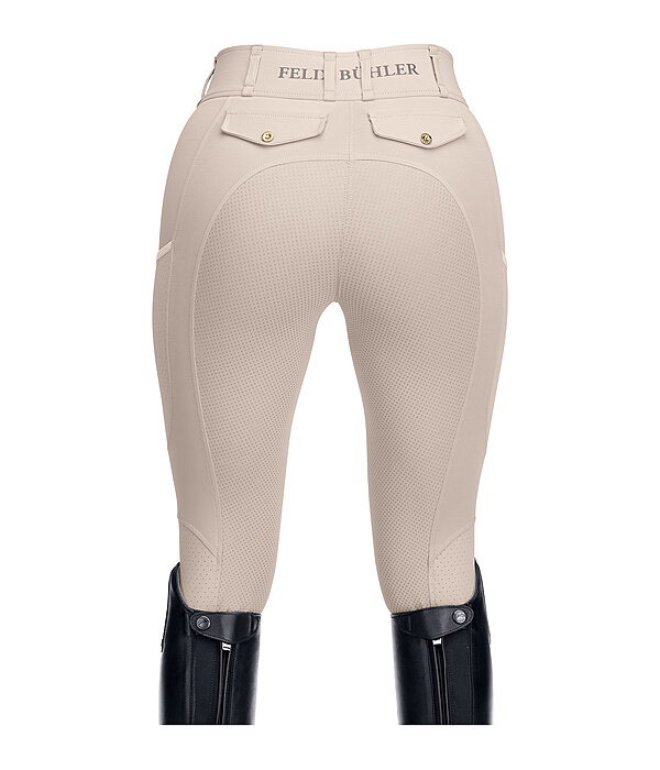 Pantalon d'équitation d'été hybride à fond intégral Grip  Samira-Mesh