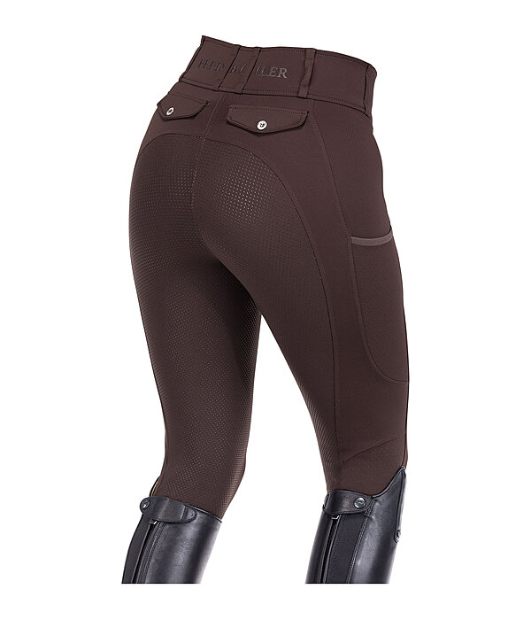 Pantalon d'�quitation d'�t� hybride � fond int�gral Grip  Samira-Mesh