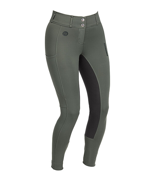 Pantalon d'équitation d'été hybride à fond intégral  Helen-Mesh