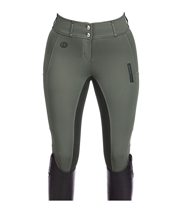 Pantalon d'équitation d'été hybride à fond intégral  Helen-Mesh