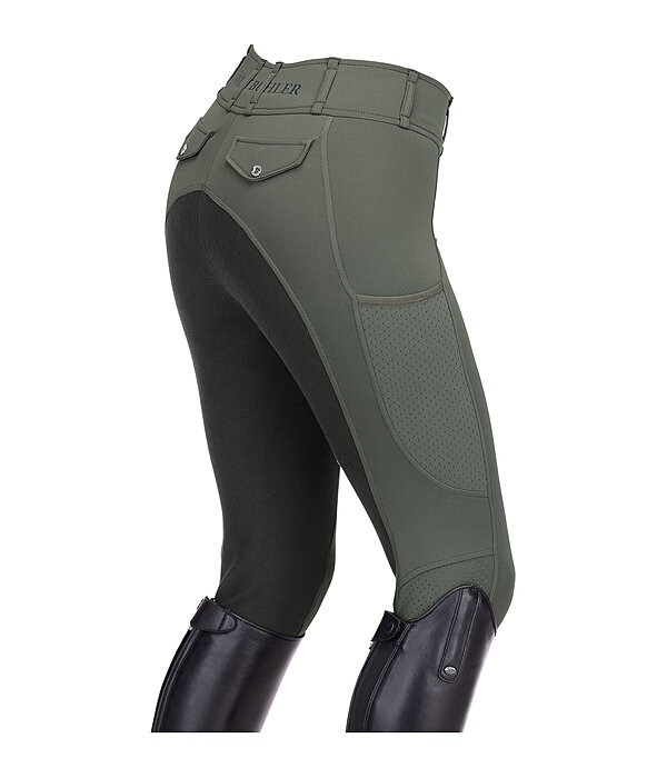 Pantalon d'équitation d'été hybride à fond intégral  Helen-Mesh