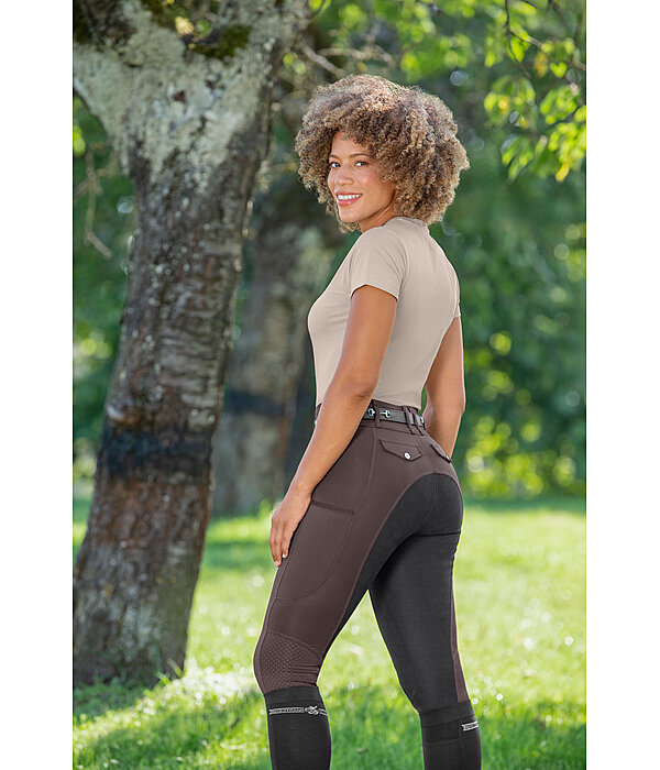 Pantalon d'�quitation hybride mesh � fond int�gral  Denise CTS