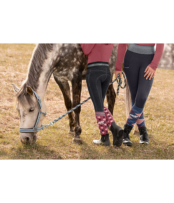 Legging d'équitation en jean à fond intégral Grip pour enfant  Nivia