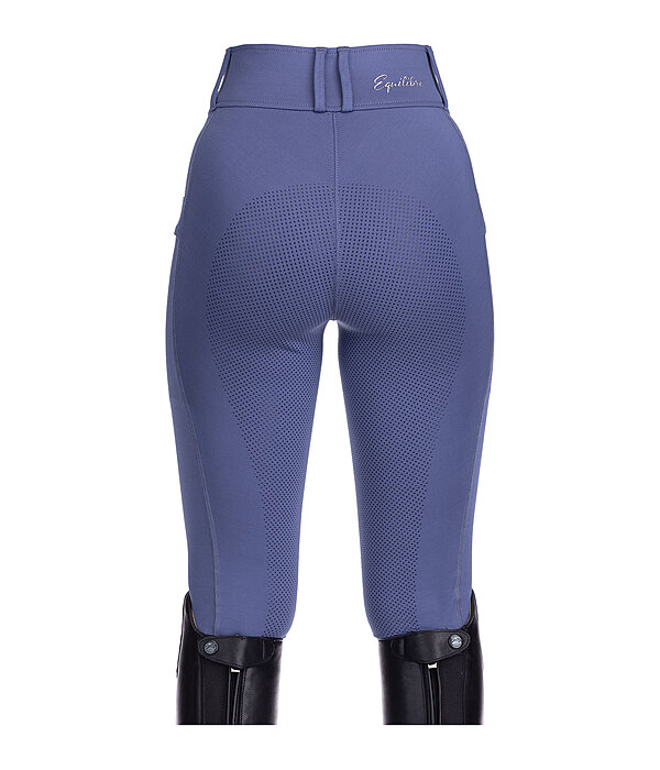 Pantalon d'équitation hybride à fond intégral grip enfant  Ilva