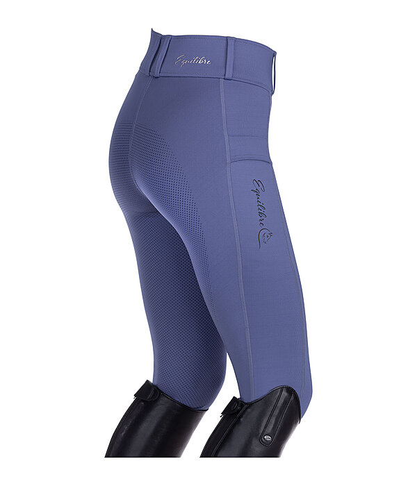 Pantalon d'équitation hybride à fond intégral grip enfant  Ilva