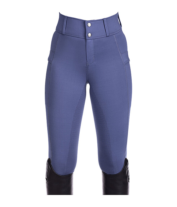 Pantalon d'équitation hybride à fond intégral grip enfant  Ilva