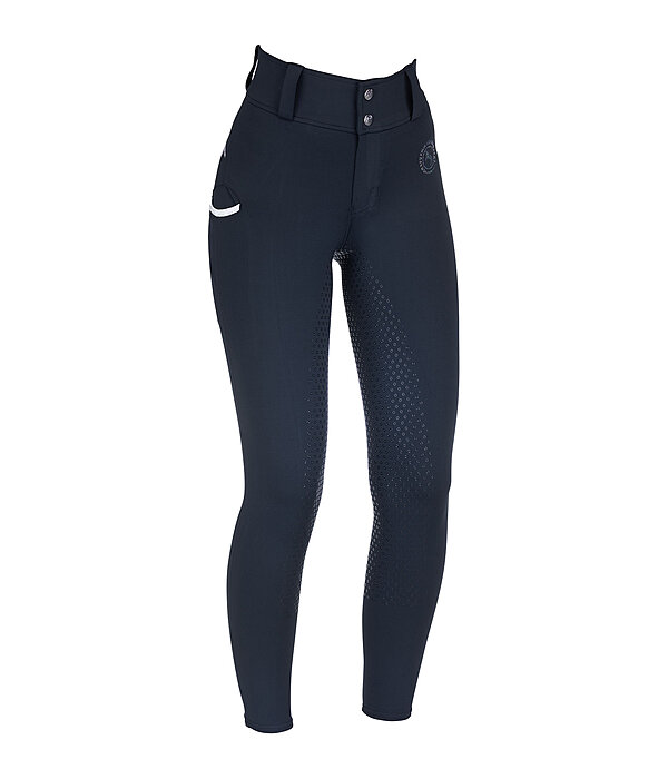 Pantalon d'équitation hybride à fond intégral grip enfant  Jola