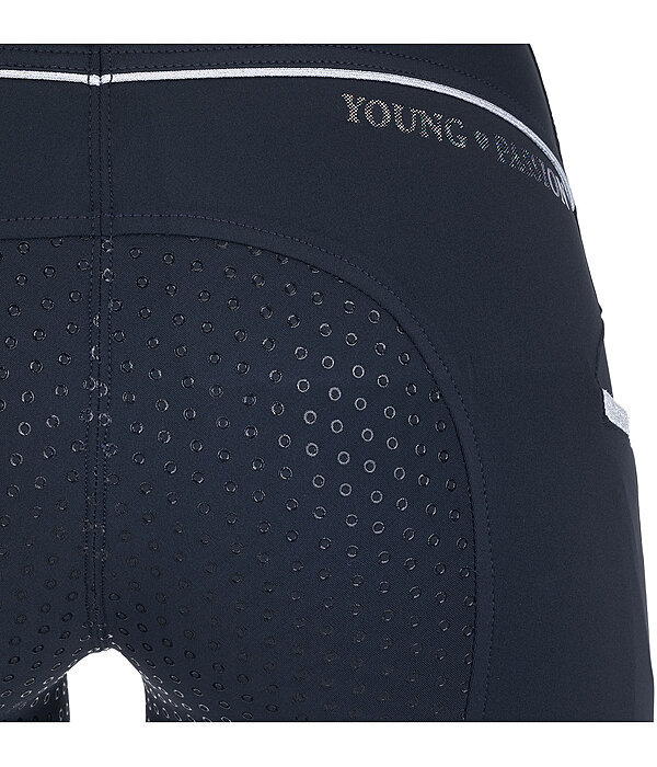 Pantalon d'équitation hybride à fond intégral grip enfant  Jola