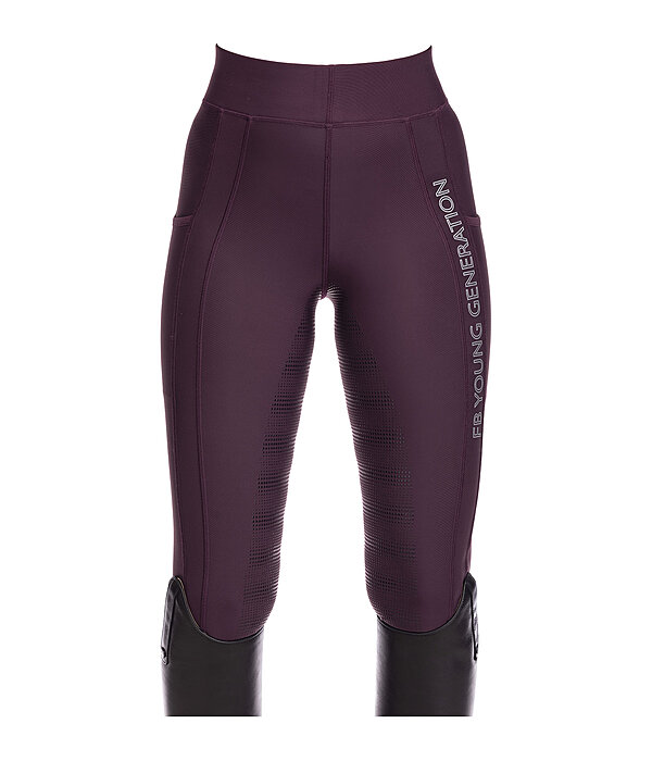 Legging d'équitation à fond intégral Grip Enfant  Abigail II