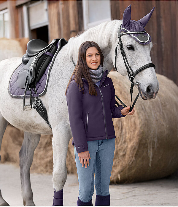 Tenue enfant Dina en violet fonc